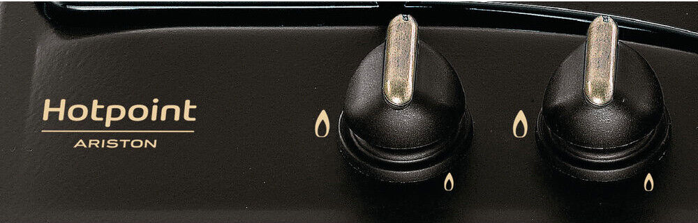 Piano Cottura A Gas Hotpoint Ariston PCN 640 T (AN) R /HA 4 Fuochi (L59xP51) F154763 Nero