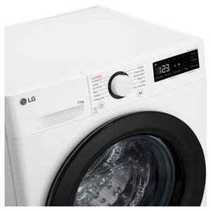 Lavatrice a Carico Frontale LG F4R3011NSWB Serie R3 11 kg Wi-Fi Classe A-10% 1400 Giri (A85×L60×P56,5) Bianco
