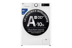 Lavatrice a Carico Frontale LG R5 F4R5009TSWW 9 kg 1360 Giri AI DD™ Classe A-10% (A85×L60×P56,5) Bianco