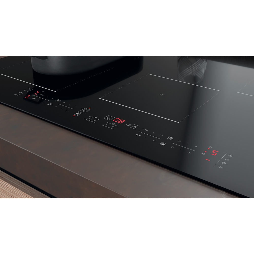 Piano A Induzione Hotpoint HB 0577B NE 4 Fuochi (L77xP51) Vetroceramica Nero