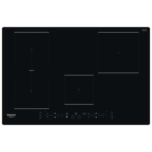Piano A Induzione Hotpoint HB 0577B NE 4 Fuochi (L77xP51) Vetroceramica Nero