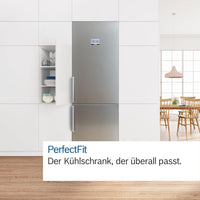 Frigorifero A Libera Installazione Combinato Bosch Serie 4 KGN367LDF 218 Litri Classe D (A186xL60xP66,5) Tecnologia Inverter Perfect Fit