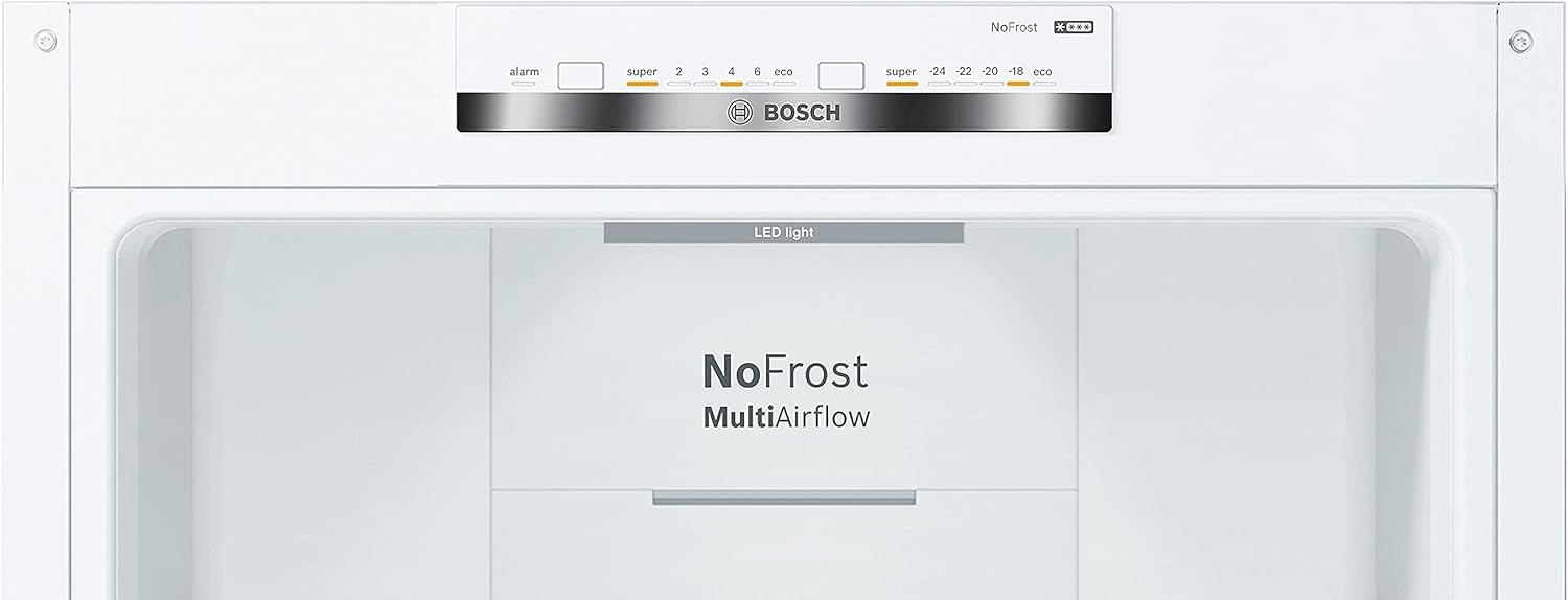 Frigorifero Combinato Bosch KGN39VWEQ 368 Litri Classe E (A203xL60xP66) No Frost Bianco