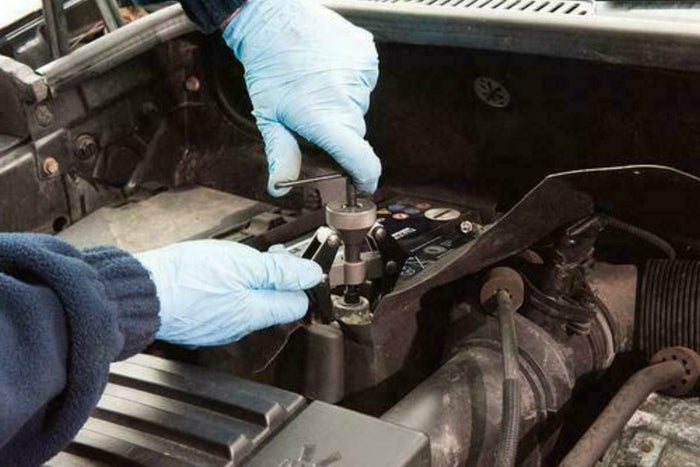 ESTRATTORE 9" MORSETTI AUTO TERMINALE BATTERIE BRACCI TERGICRISTALLO