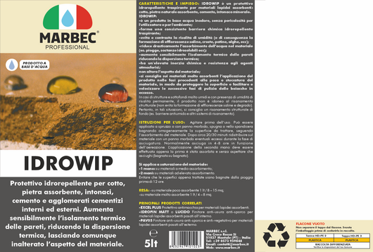 Protettivo idrorepellente IDROWIP   5LT