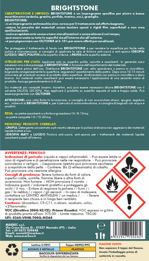 Impregnante BRIGHTSTONE   1LTx6Pz