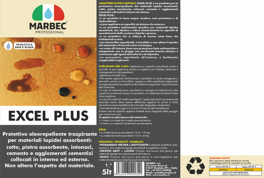 Trattamento pavimenti in cotto EXCEL PLUS   5LT
