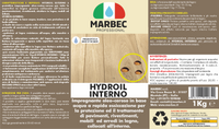 Impregnante per legno HYDROIL INTERNO   1KGx6Pz