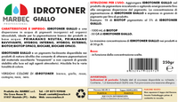 Pigmento idrosolubile giallo IDROTONER GIALLO   250GR