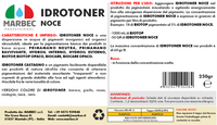 Pigmento idrosolubile noce IDROTONER NOCE   250GR