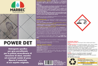 Come pulire il gres porcellanato POWER DET   20LT