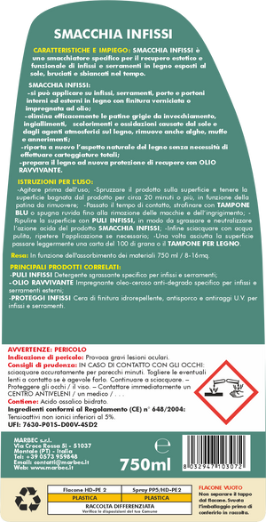 Smacchia Infissi 750ML
