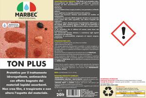 Protettivo effetto bagnato per pietre e cotto TON PLUS   20LT