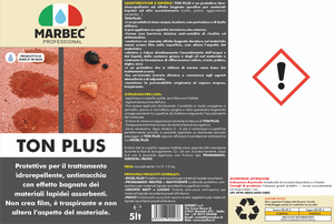 Protettivo effetto bagnato per pietre e cotto TON PLUS   5LTx4Pz