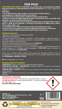 Protettivo effetto bagnato per pietre e cotto TON PLUS   1LTx6Pz