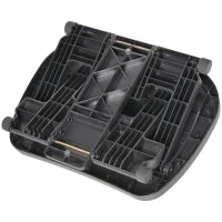 Pedana Poggiapiedi da Scrivania o Ufficio, Antiscivolo con Altezza Regolabile (10-16.5cm) e Angolazione 0-30°