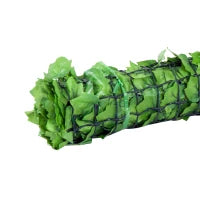 Rotolo di Siepe Finta per Balcone e Giardino in PE, Siepe Artificiale con Foglie di Edera Verdi 300x100cm