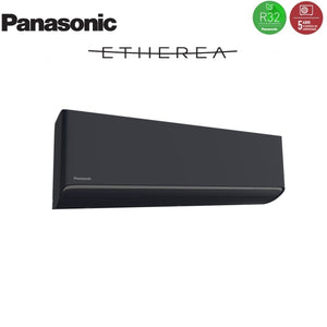 Climatizzatore Condizionatore Panasonic Dual Split Inverter Serie Etherea Dark 7+12 con CU-2Z35TBE R-32 Wi-Fi Integrato Colore Grigio Grafite 7000+12000