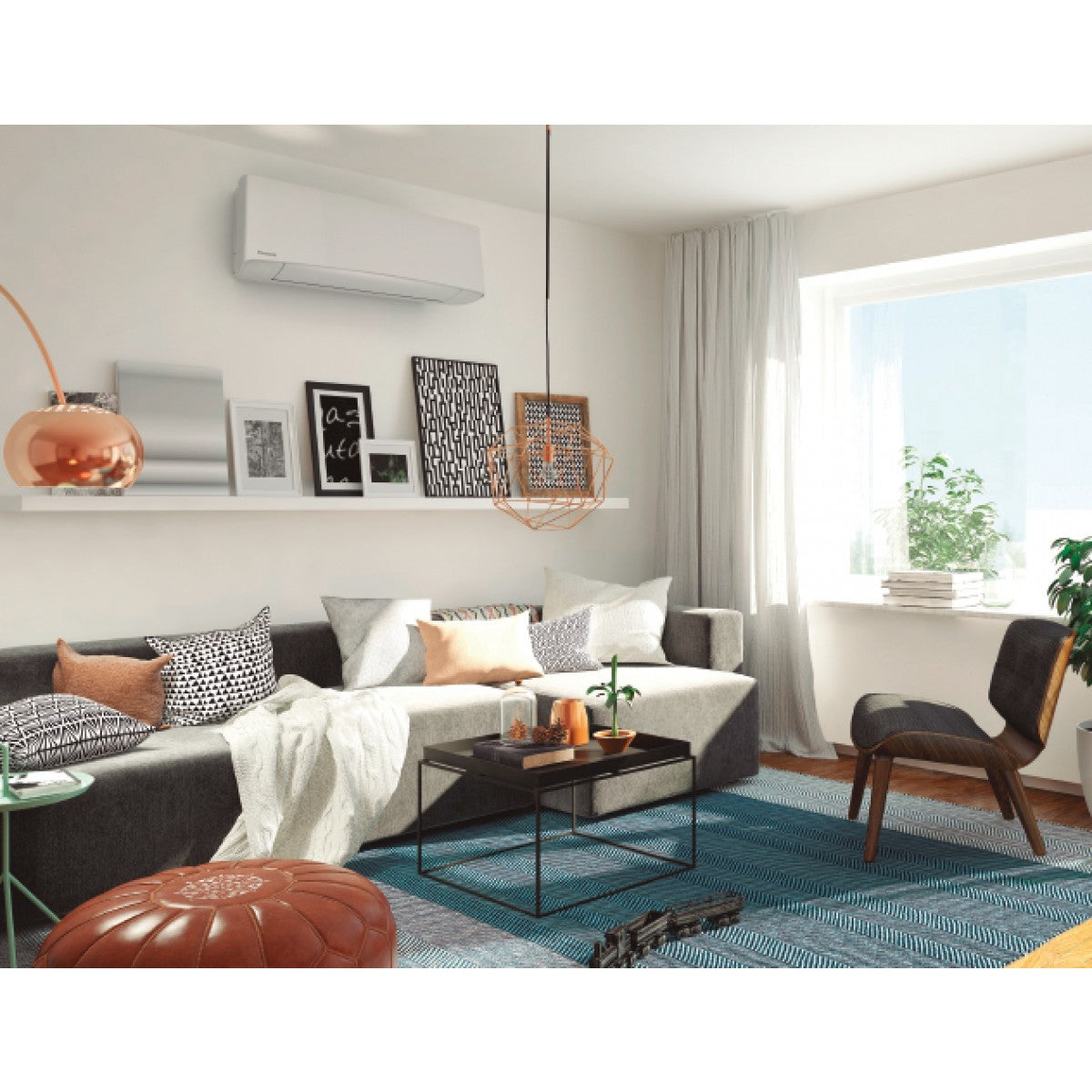 Condizionatore Dual Split Panasonic Etherea White 9+18 con CU-3Z52TBE R-32 Wi-Fi Integrato