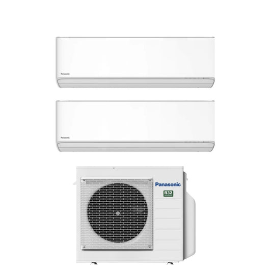 Condizionatore Dual Split Panasonic Etherea White 9+18 con CU-3Z68TBE R-32 Wi-Fi Integrato