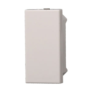 ETTROIT 2 Pezzi Copritasti Copriforo Copritasto Falso Polo 1P Bianco Compatibile Con Bticino Axolute