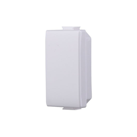 ETTROIT 2 Pezzi Copritasti Copriforo Falso Polo 1P Bianco Compatibile Con Bticino Matix