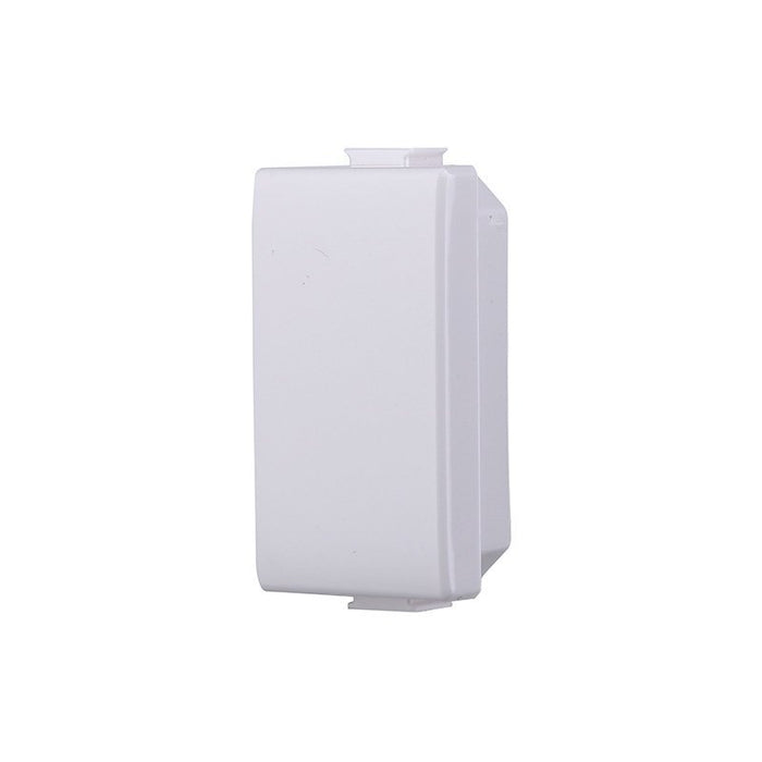 ETTROIT 2 Pezzi Copritasti Copriforo Falso Polo 1P Bianco Compatibile Con Bticino Matix