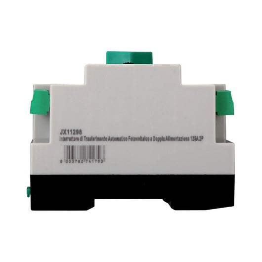 ATS Commutatore di Trasferimento Automatico Fotovoltaico 2P 4M Doppio Alimentazione 125A AC 230V IP20 EC60947-6-1