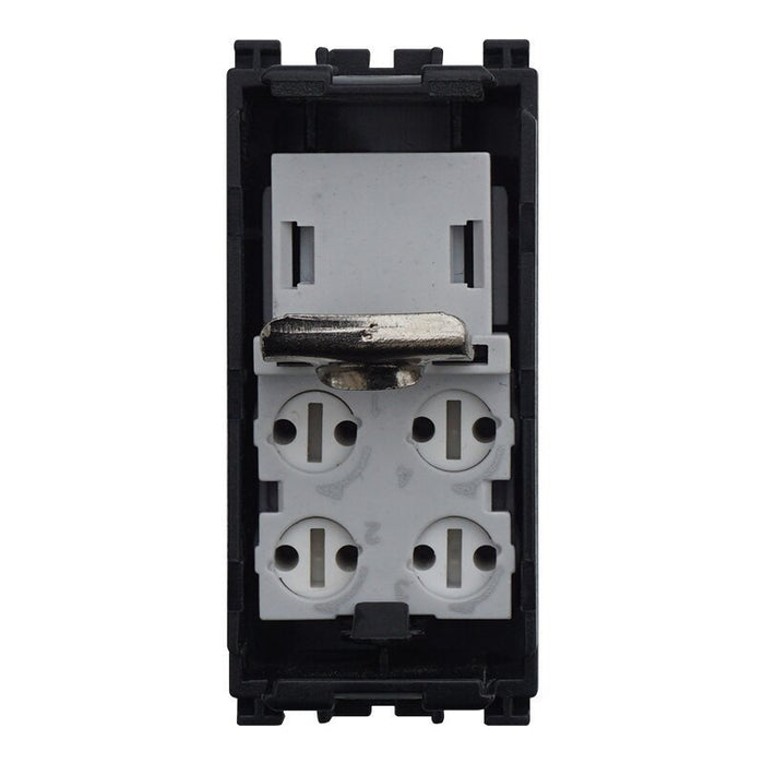 Connettore Telefonica Presa RJ11 Colore Nero Compatibile Con Vimar Arkè