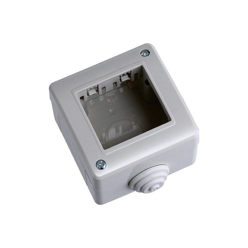 ETTROIT Custodia 2P IP40 Scatola Porta Frutti Da Esterno 2 Posti Moduli Compatibile Con Bticino Matix