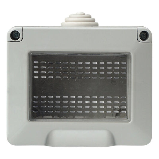Custodia 3P IP55 Scatola Porta Frutti Con Coperchio 3 Posti Moduli Compatibile Con Vimar Plana