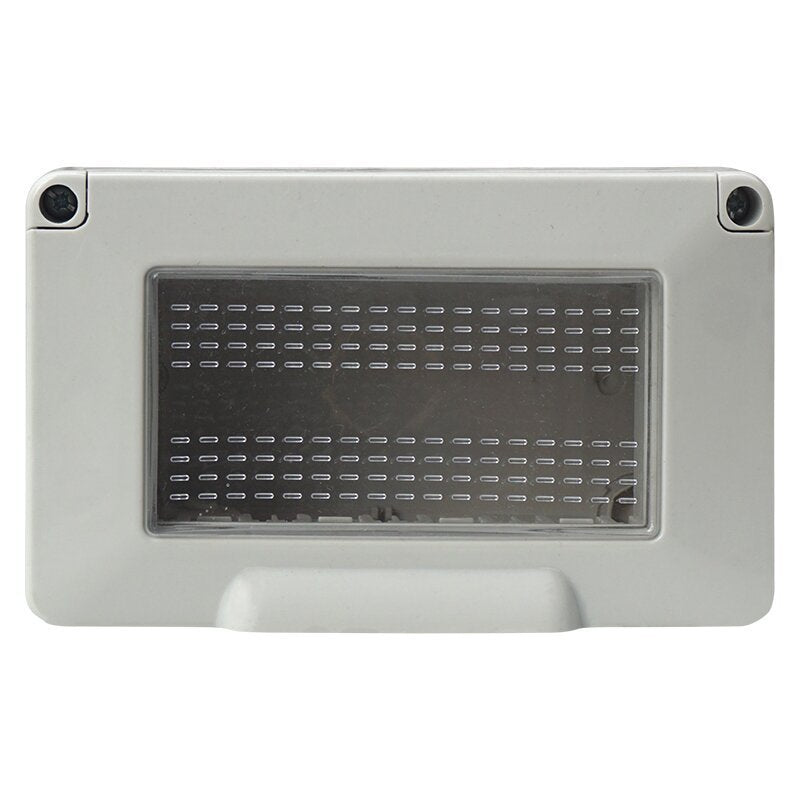 Custodia 4P IP55 Scatola Porta Frutti Con Coperchio 4 Posti Moduli Compatibile Con Vimar Plana