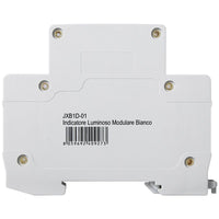 Indicatore Luminoso Modulare 230V Bianco Occupa 1 Modulo DIN Lampada Spia Led Segnalazione