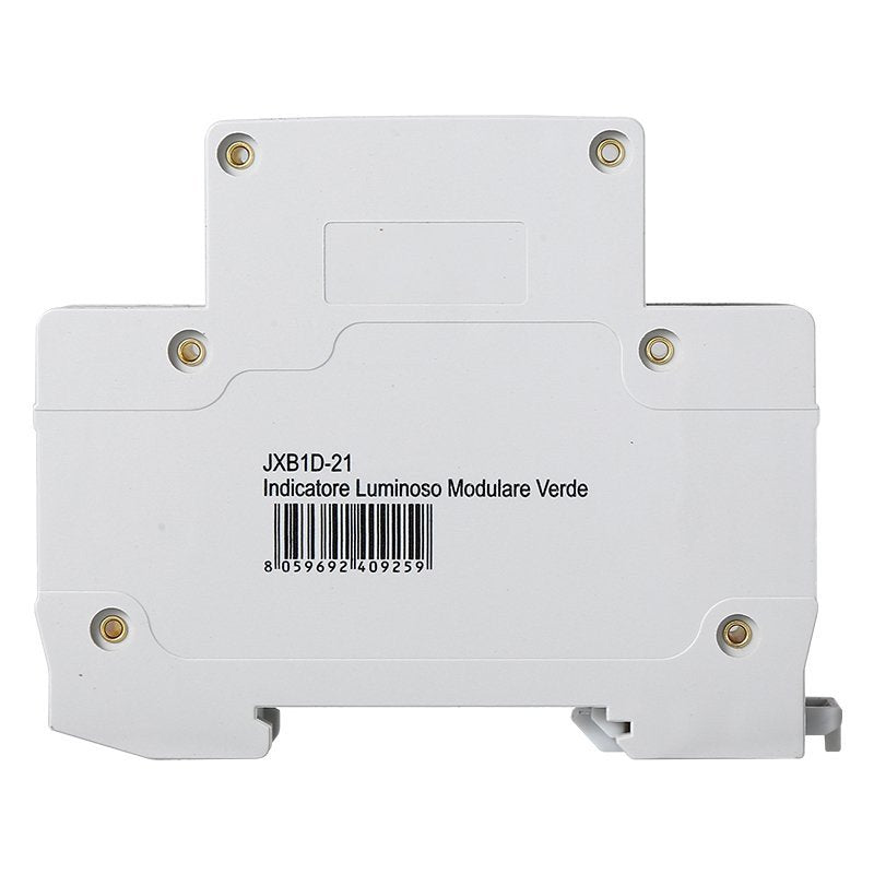 Indicatore Luminoso Modulare 230V Verde Occupa 1 Modulo DIN Lampada Spia Led Segnalazione