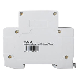 Indicatore Luminoso Modulare 230V Verde Occupa 1 Modulo DIN Lampada Spia Led Segnalazione