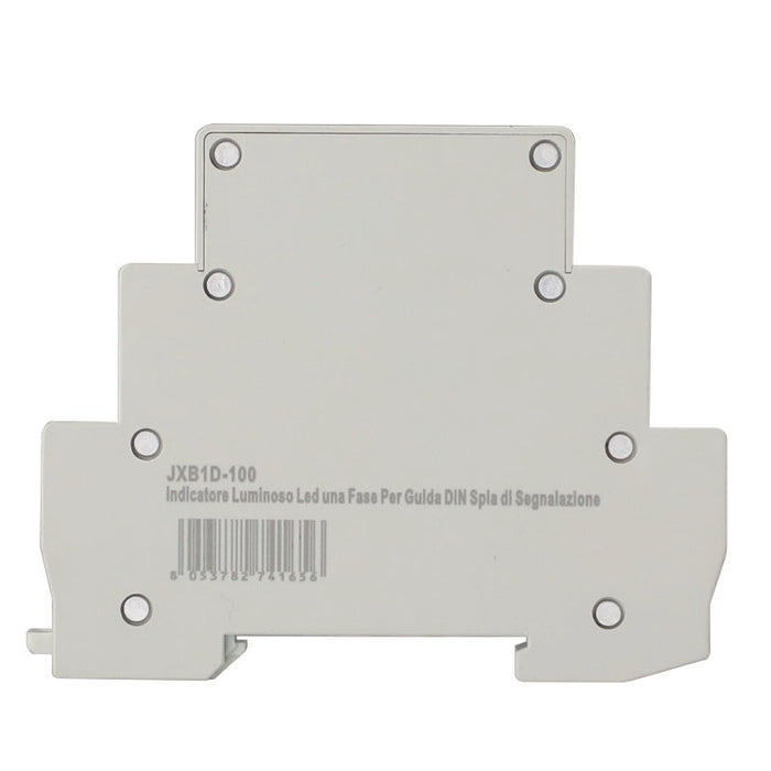Indicatore Luminoso Modulare Mono Fase, Occupa Mezzo Modulo DIN, Lampada Spia Led Segnalazione