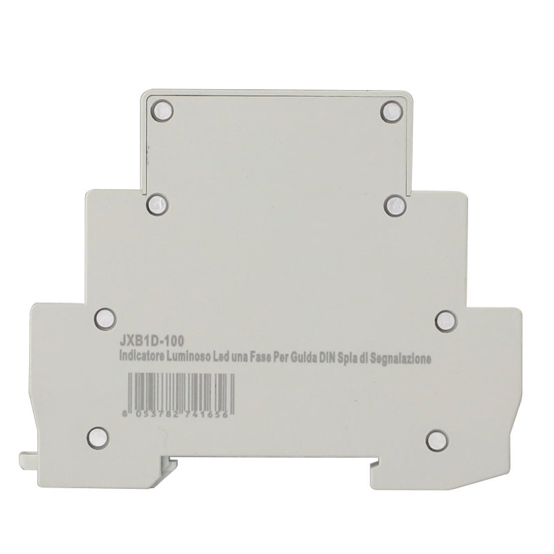 Indicatore Luminoso Modulare Mono Fase, Occupa Mezzo Modulo DIN, Lampada Spia Led Segnalazione