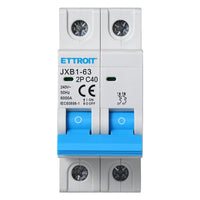 Interruttore Magnetotermico Automatico 2P 40A 6000A 220V Salvavita Stotz Occupa 2 Moduli DIN