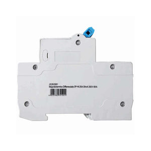 Interruttore Magnetotermico Differenziale 3P+N 20A 6KA 30mA 380V Occupa 4 Moduli DIN