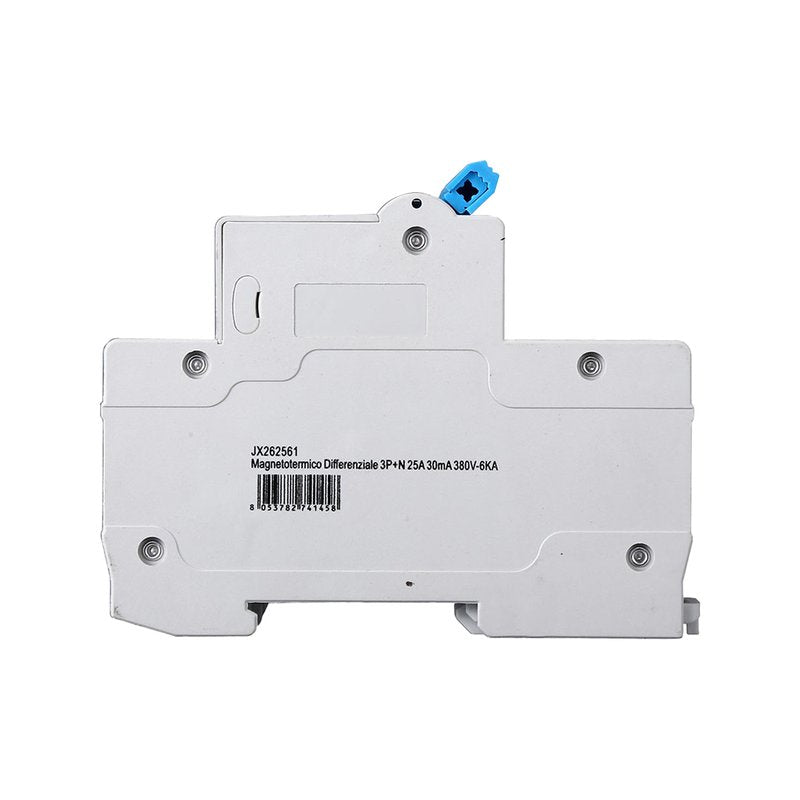 Interruttore Magnetotermico Differenziale 3P+N 25A 6KA 30mA 380V Occupa 4 Moduli DIN