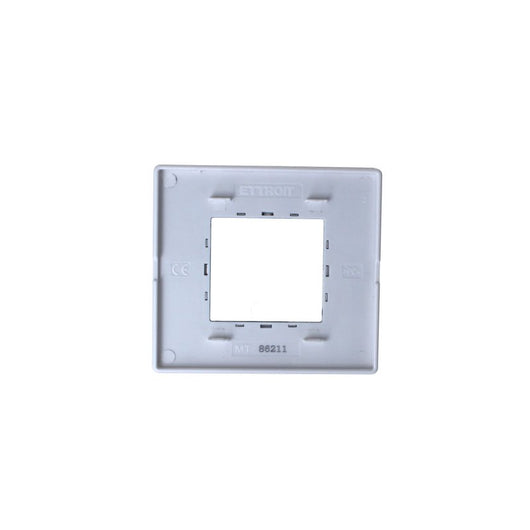ETTROIT Placca In Vetro Serie Solar 2P Colore Acciaio Scuro Compatibile Con Bticino Matix