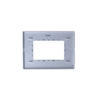 Placca In Vetro Serie Solar 3P Colore Bianco Compatibile Con Bticino Matix