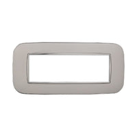 ETTROIT Placca Orbis Serie Moon 6P Colore Bianco Compatibile Con Bticino Axolute