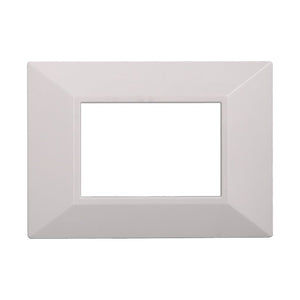 Placca Piramide Serie Moon 3P Colore Bianco Compatibile Con Bticino Axolute