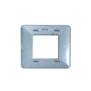 ETTROIT Placca Plastica Serie Solar 2P Colore Cromato Lucido Compatibile Con Bticino Matix