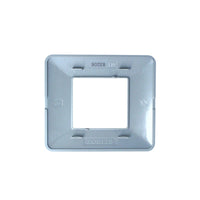 ETTROIT Placca Plastica Serie Solar 2P Colore Legno Scuro Compatibile Con Bticino Matix