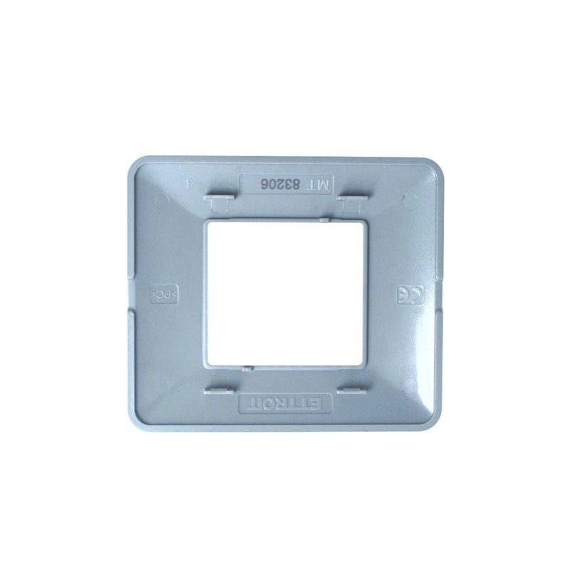 ETTROIT Placca Plastica Serie Solar 2P Colore Oro Compatibile Con Bticino Matix