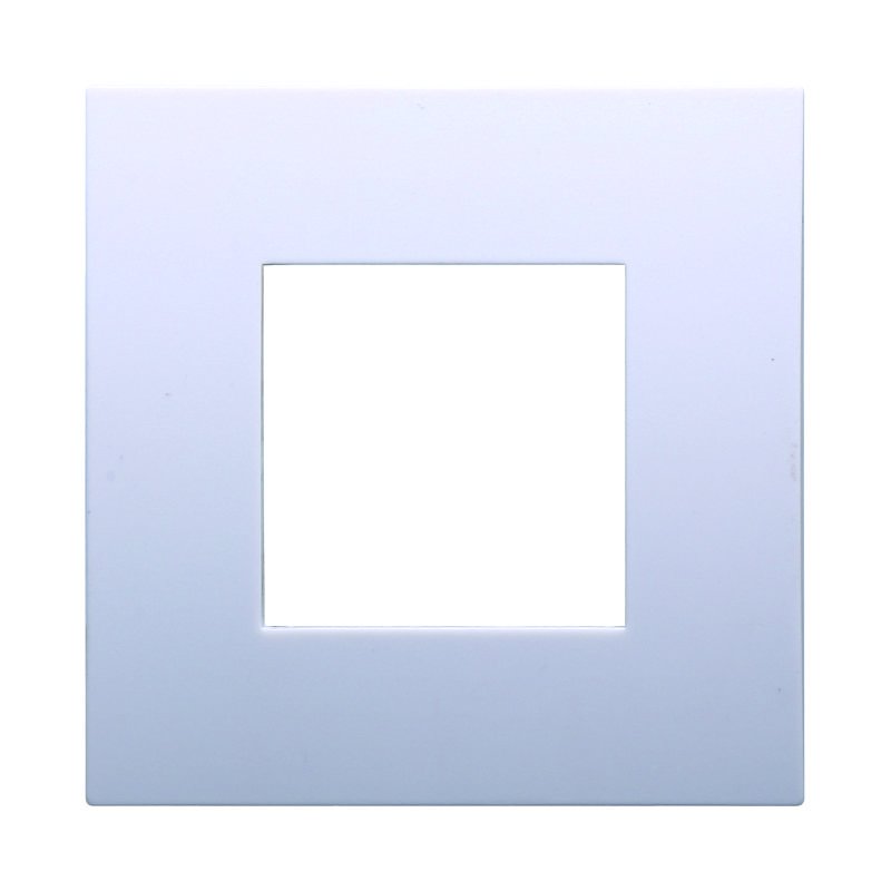 ETTROIT Placca Plastica Serie Venus 2P Colore Bianco Compatibile Con Vimar Arke