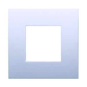 ETTROIT Placca Plastica Serie Venus 2P Colore Bianco Compatibile Con Vimar Arke