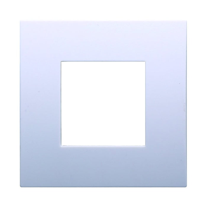 ETTROIT Placca Plastica Serie Venus 2P Colore Bianco Compatibile Con Vimar Arke